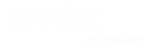 Logo von gooding – Dein Beitrag zählt.